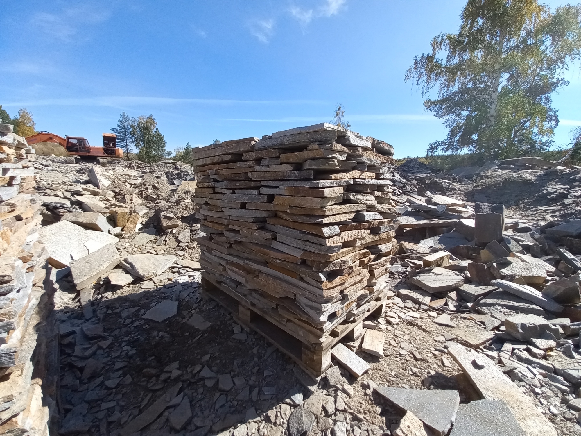 Плитняк златолит серебристый для мощения на бетон купить в Кемеровской области