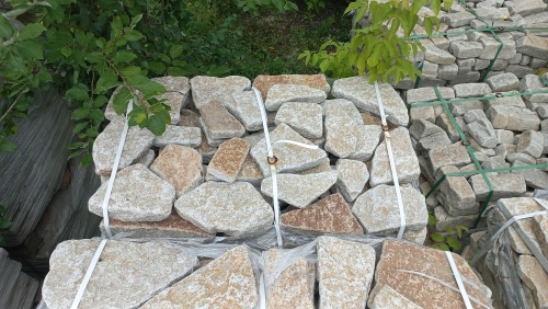 Гранитный плитняк галтованный для парковки купить в Кемеровской области