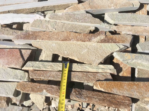 Горбушка златолит золотистый для облицовки купить в Кемеровской области