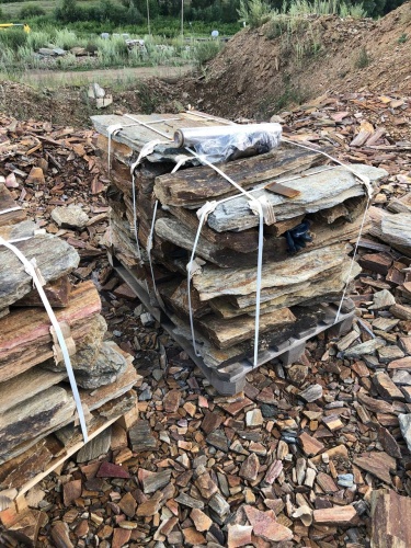 Плитняк кора дерева 50-100мм для пошаговых дорожек купить в Кемеровской области