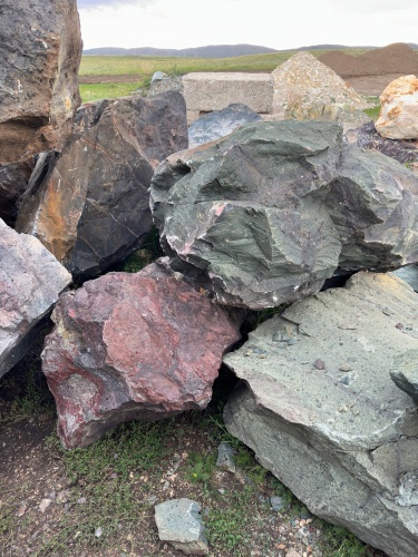 Камни для ландшафтного дизайна зелёные 10-60 килограмм купить в Кемеровской области