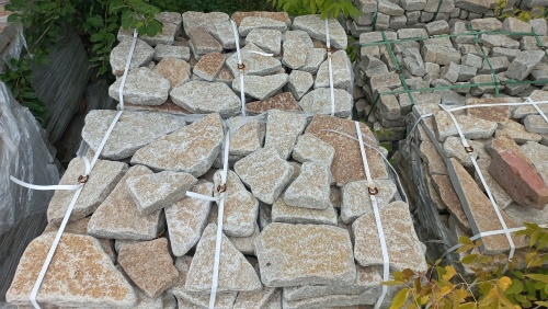 Гранитный плитняк галтованный для парковки купить в Кемеровской области